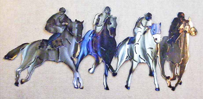 race,horse,track,starting,gate,metal,art,newmexico