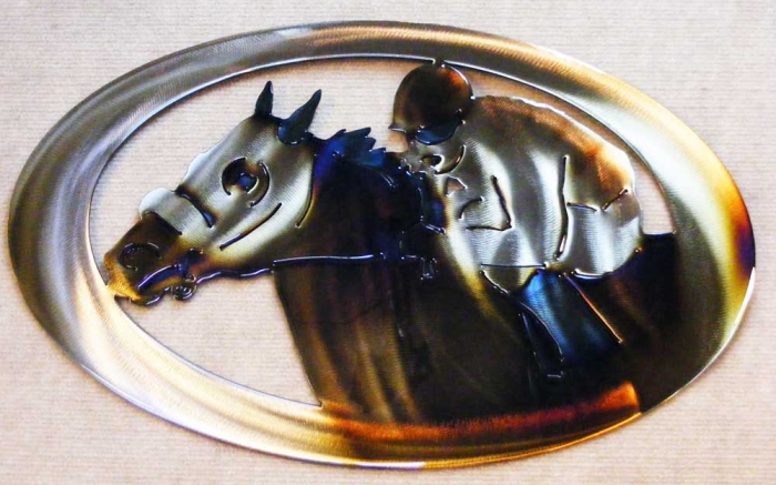 race,track,horse,jockey,metal,art,newmexico