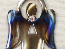 angel,spiritual,pray,metal,wall,art