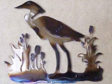 heron,water,bird,cattails,marsh,coastal,wildlife,art