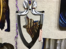 Wolf,arrowhead,native,wildlife,art