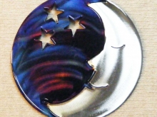 celestial,spiritual,moon,star,heaven,sleep,crescent,metal,art