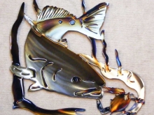 Redfish,bay,gulf,fish,crab,predator,marine,art