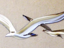 Seagull,coast,marine,bird,metal,wall,art