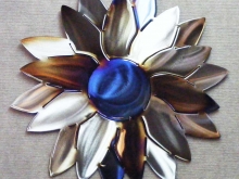 sunflower,flower,sun,mesmerizing,torch,metal,art