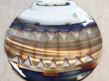 southwestern,art,metal,vase,jar